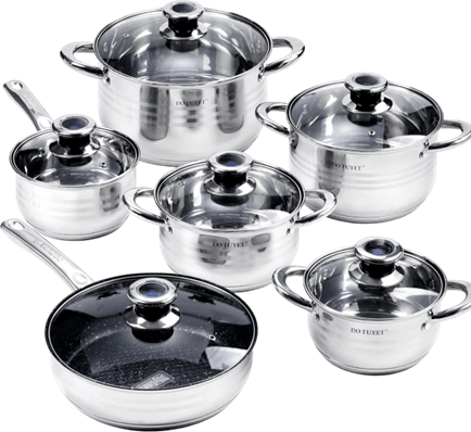Set Oale inox 12 buc