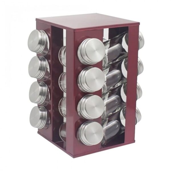 Suport pentru condimente 16 solnite, Zephyr ZP 1217 CS 16, 4 nivele